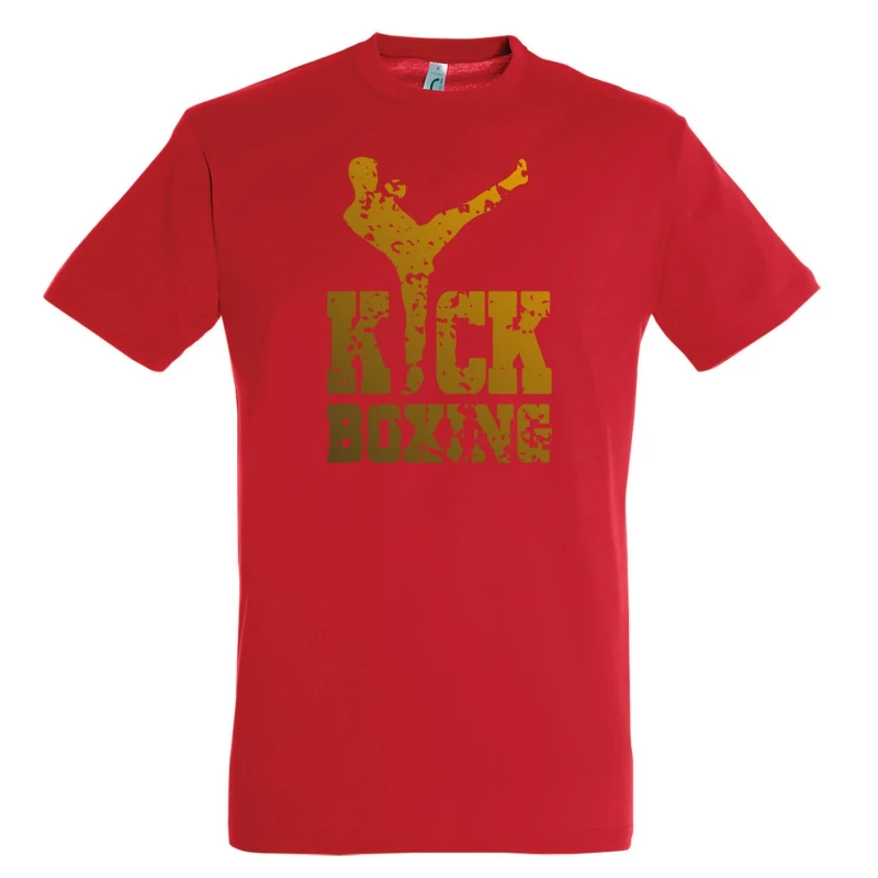 tshirt starmp kickboxing kick gold red 3 tobros.gr