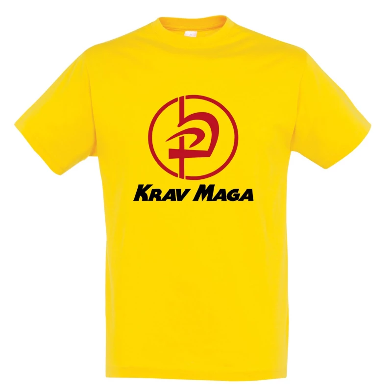 tshirt starmp krav maga logo yellow 3 tobros.gr