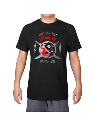 T-shirt Βαμβακερό KUNG-FU Unleash The Dragon