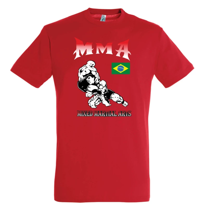 tshirt starmp mma fighters brazil red 3 tobros.gr