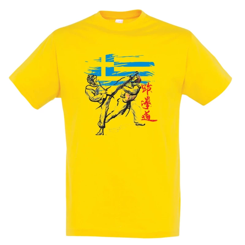 tshirt starmp tkd wt hellenic abstract yellow 3 tobros.gr