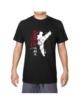 T-shirt Βαμβακερό TAEKWONDO Kick Abstract