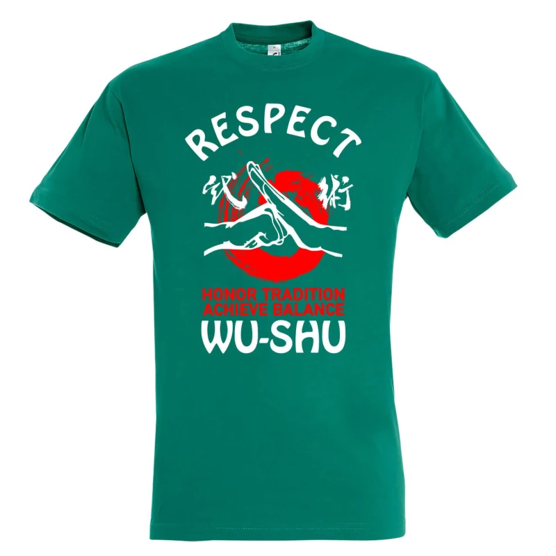 tshirt starmp wushu respect green 3 tobros.gr