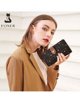 Γυναικείο  PVC πορτοφόλι  Foxer 2161013F καφέ
