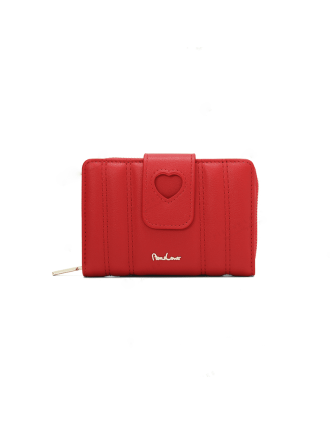 Γυναικείο πορτοφόλι Pierre Loues A828-37 κόκκινο