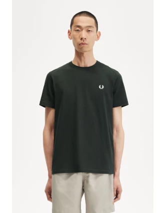 Fred Perry Ανδρική Μπλούζα Crew Neck T-Shirt M1600-T50 Πράσινο