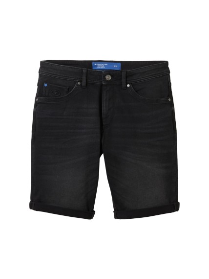 Ανδρική Τζιν Βερμούδα Tom Tailor Josh Denim Shorts 1040175-10273 Μαύρο