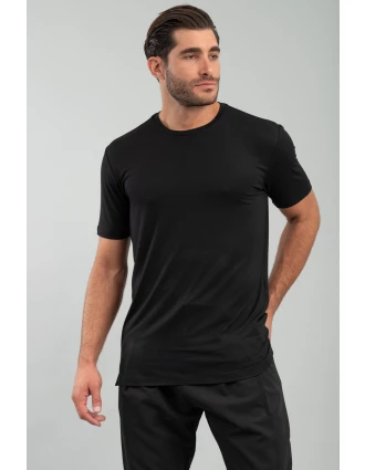 Vittorio Ανδρική Μπλούζα T-Shirt 200-24-110 Μαύρο