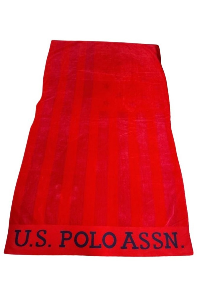 U.S. Polo Assn. Πετσέτα θαλάσσης 170x100cm 6624152196-155 Κόκκινο