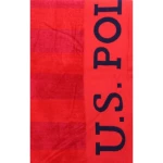 U.S. Polo Assn. Πετσέτα θαλάσσης 170x100cm 6624152196-155 Κόκκινο