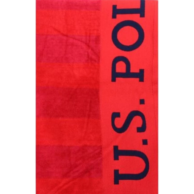 U.S. Polo Assn. Πετσέτα θαλάσσης 170x100cm 6624152196-155 Κόκκινο