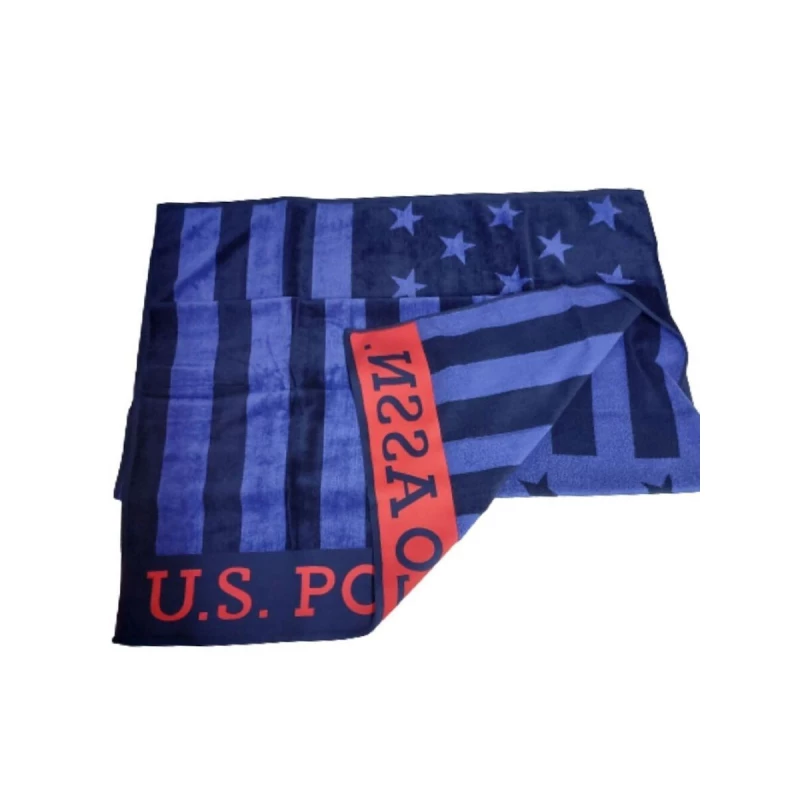 U.S. Polo Assn. Πετσέτα θαλάσσης 170x100cm 6624152196-177 Μπλε