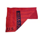 U.S. Polo Assn. Πετσέτα θαλάσσης 170x100cm 6624152196-155 Κόκκινο