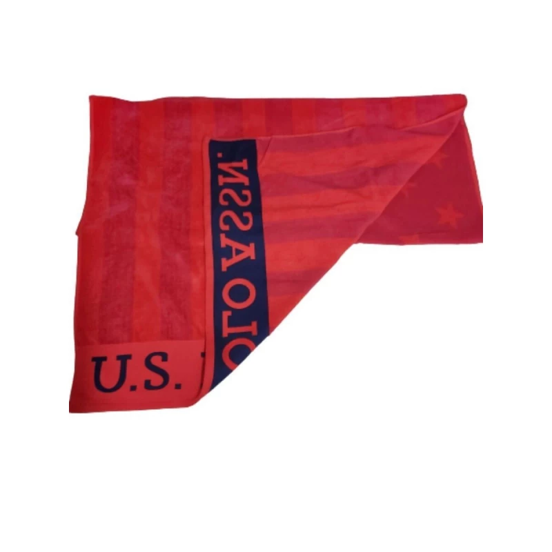 U.S. Polo Assn. Πετσέτα θαλάσσης 170x100cm 6624152196-155 Κόκκινο