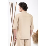 Vittorio Πουκάμισο Overshirt Vittorio 300-24-MONTERI Beige