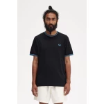 Fred Perry Ανδρική Μπλούζα Τ-Shirt Twin Tipped M1588-V18 Μαύρο