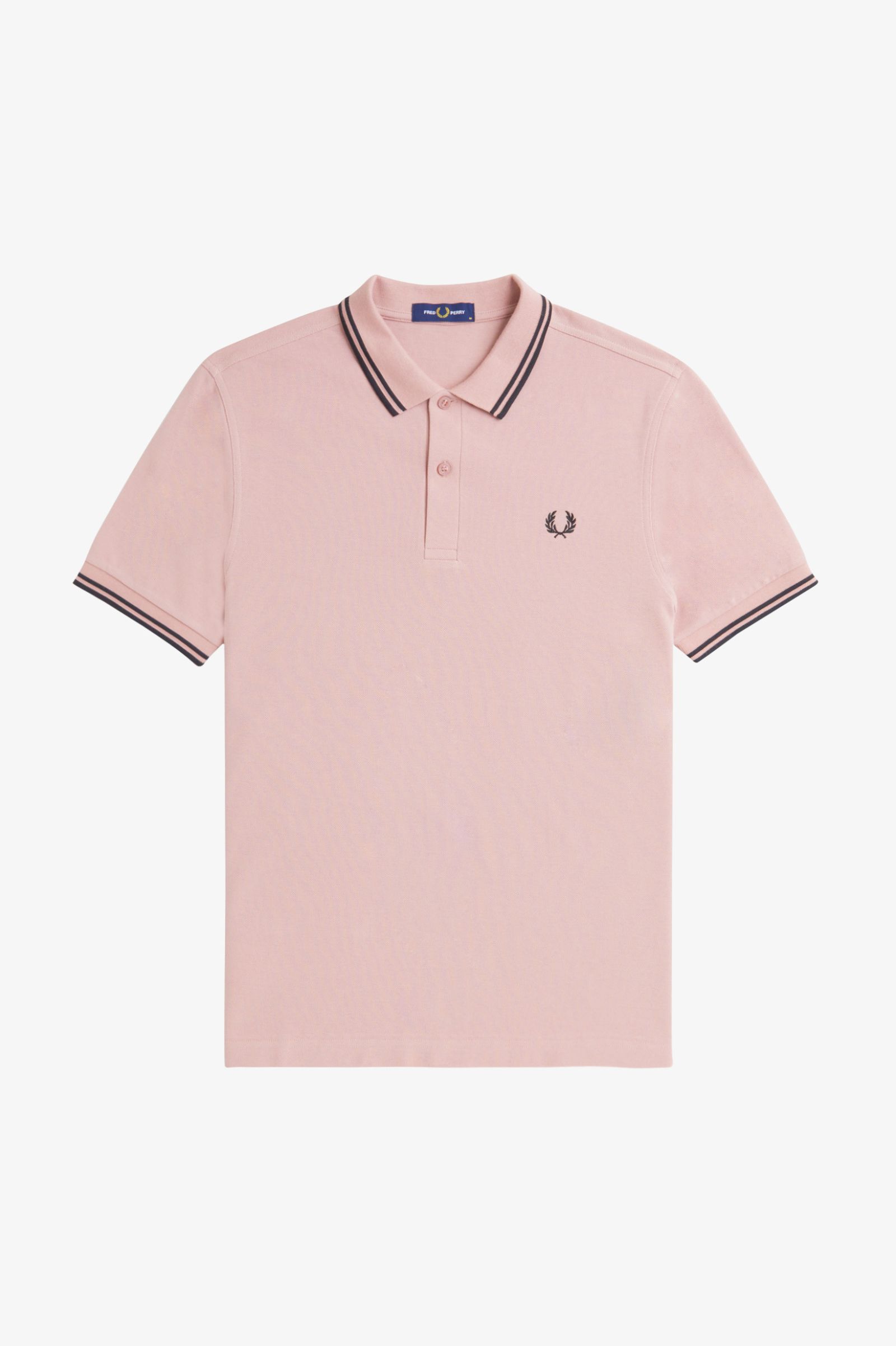 Fred Perry Ανδρική Μπλούζα Twin Tipped Polo M3600-T89 Ροζ