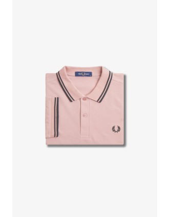 Fred Perry Ανδρική Μπλούζα Twin Tipped Polo M3600-T89 Ροζ