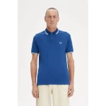 Fred Perry Ανδρική Μπλούζα Twin Tipped Polo M3600-V29 Μπλε