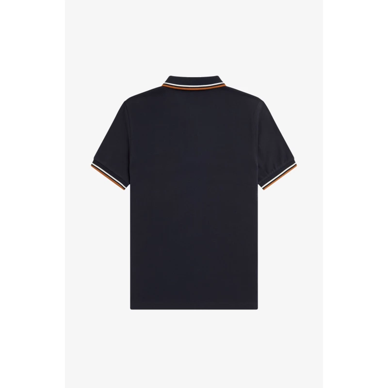 Fred Perry Ανδρική Μπλούζα Twin Tipped Polo M3600-V33 Μπλε