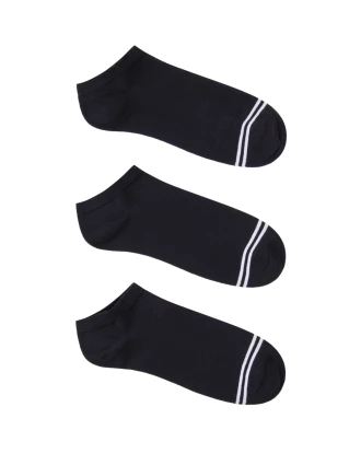 Pepe Jeans Σετ 3 Ζευγάρια Κάλτσες Σοσόνια PMU30044-999 Μαύρο