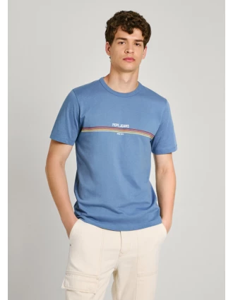 Pepe Jeans Adur Ανδρικό T-shirt PM509427-553 Μπλε