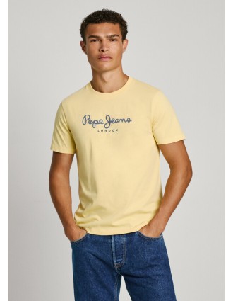 Pepe Jeans Ανδρικό T-shirt PM509428-062 Κίτρινο