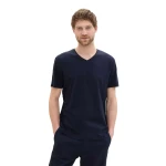 Tom Tailor Ανδρικό T-Shirt V-Neck 1041822-10668 Μπλε