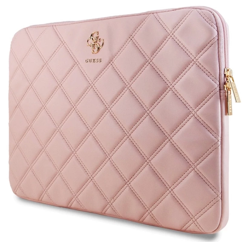 eng pl Guess Quilted 4G cover for a 16 quot laptop pink 163023 2 tobros.gr