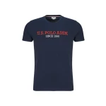 U.S. Polo Assn. Ανδρικό T-shirt Mick με Στάμπα 6736049351-179 Μπλε