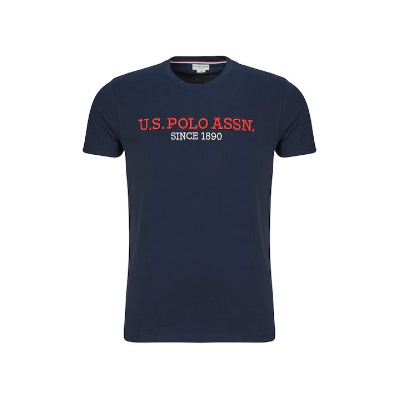 U.S. Polo Assn. Ανδρικό T-shirt Mick με Στάμπα 6736049351-179 Μπλε