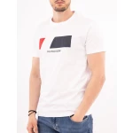 U.S. Polo Assn. Ανδρικό T-shirt Luca με Στάμπα 6751950313-100 Λευκό