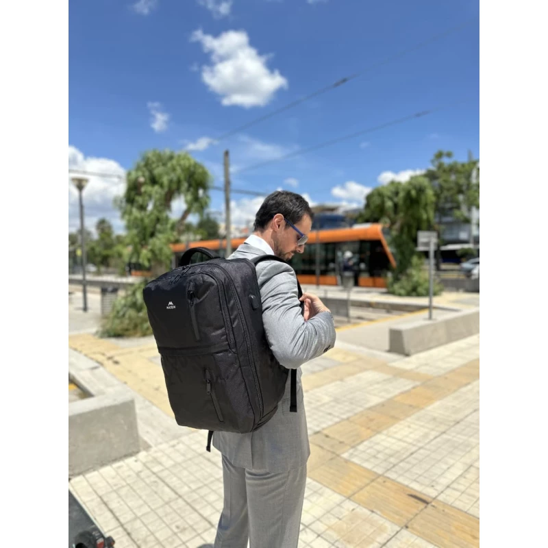 Σακίδιο πλάτης 40L Travel 17” Matein 1197 μαύρο