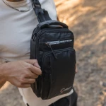 Τσαντάκι ώμου χιαστί crossbody mini backpack Cardinal 1200 μαύρο