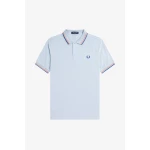 Fred Perry Ανδρική Μπλούζα Twin Tipped Polo M3600-V20 Σιέλ