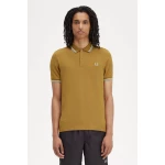 Fred Perry Ανδρική Μπλούζα Twin Tipped Polo M3600-V23 Μουσταρδί