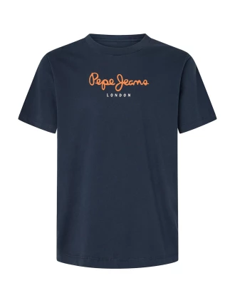 Pepe Jeans Eggo Ανδρική Μπλούζα T-Shirt PM508208-594 Μπλε