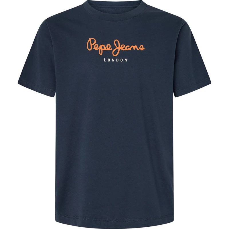 Pepe Jeans Eggo Ανδρική Μπλούζα T-Shirt PM508208-594 Μπλε