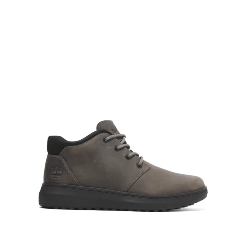 Timberland Ανδρικό Μποτάκι Hudson Road Mid Lace Up Chukka Boot Dark Grey Full Grain TB0A69Q5EIQ Μαύρο