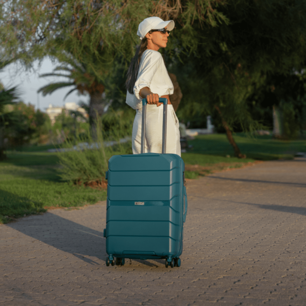 Βαλίτσα trolley Επεκτάσιμη Elusive Cardinal (PP) μεσαία 2016/60cm πετρόλ