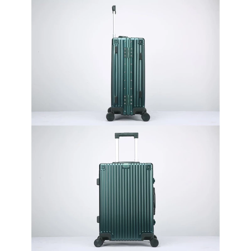 Βαλίτσα trolley case καμπίνας Bopai 833-853201/50 cm πράσινο