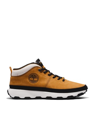 Timberland Ανδρικό Μποτάκι Winsor Trail Mid Leather Hiker TB0A5TWV231 Κίτρινο