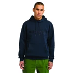 Timberland Ανδρικό Φούτερ Με Κουκούλα Embroidery Tonal Hoodie TB0A6VFJ433 Μπλε