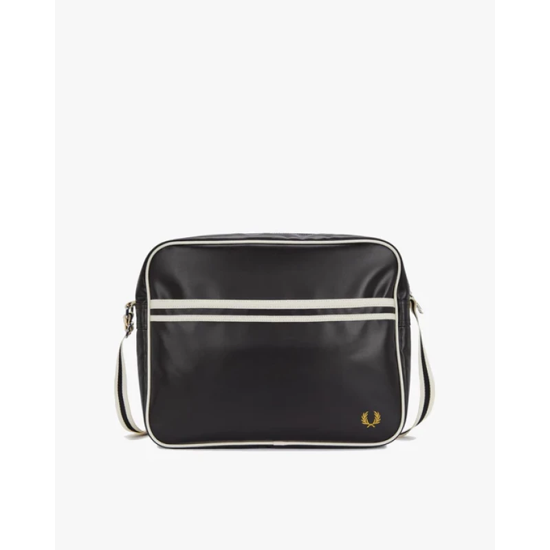 Fred Perry Ανδρική Τσάντα Ώμου Classic Shoulder Bag L8257-D57 Μαύρο