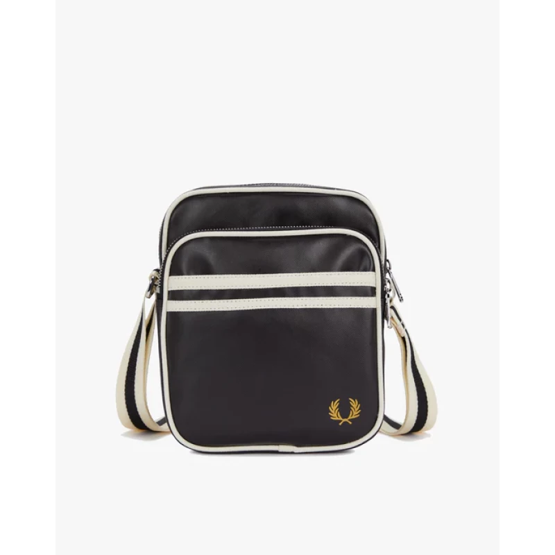 Fred Perry Ανδρική Τσάντα Ώμου Classic Side Bag L8258-D57 Μαύρο