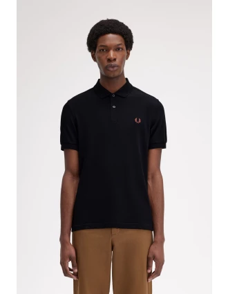 Ανδρικό Polo Plain Fred Perry Shirt M6000-U35 Μαύρο