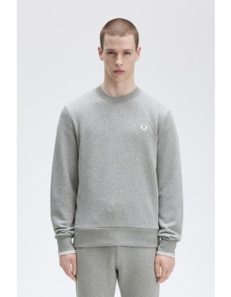 Fred Perry Ανδρικό Φούτερ Crew Neck Sweatshirt M7535-420 Γκρι