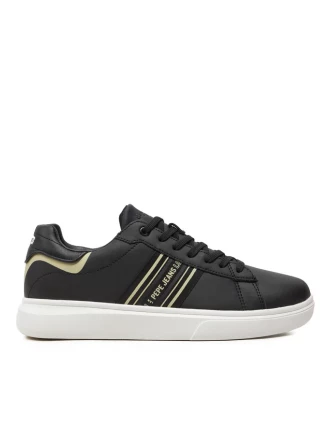 Pepe Jeans Ανδρικά Sneakers Eaton Street PMS00023-999 Μαύρο