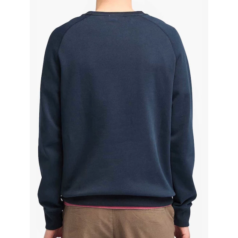 Timberland Ανδρικό Φούτερ LS Exeter River Basic Brushed Back Crew Sweatshirt TB0A2BNKZ02 Μπλε