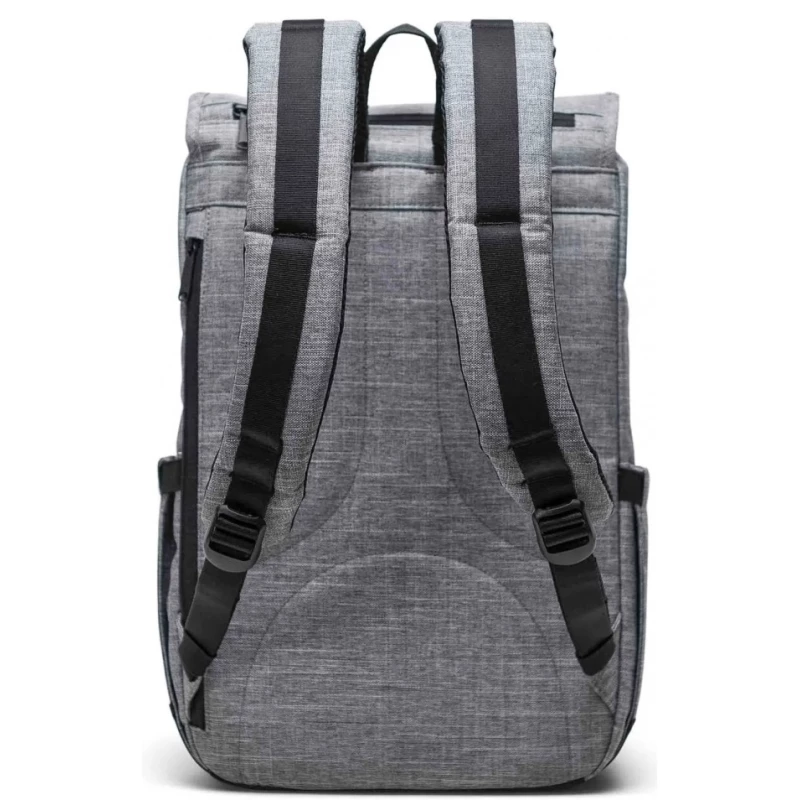 herschel 11391 00919 os little america mid backpack raven crosshatch 3 tobros.gr